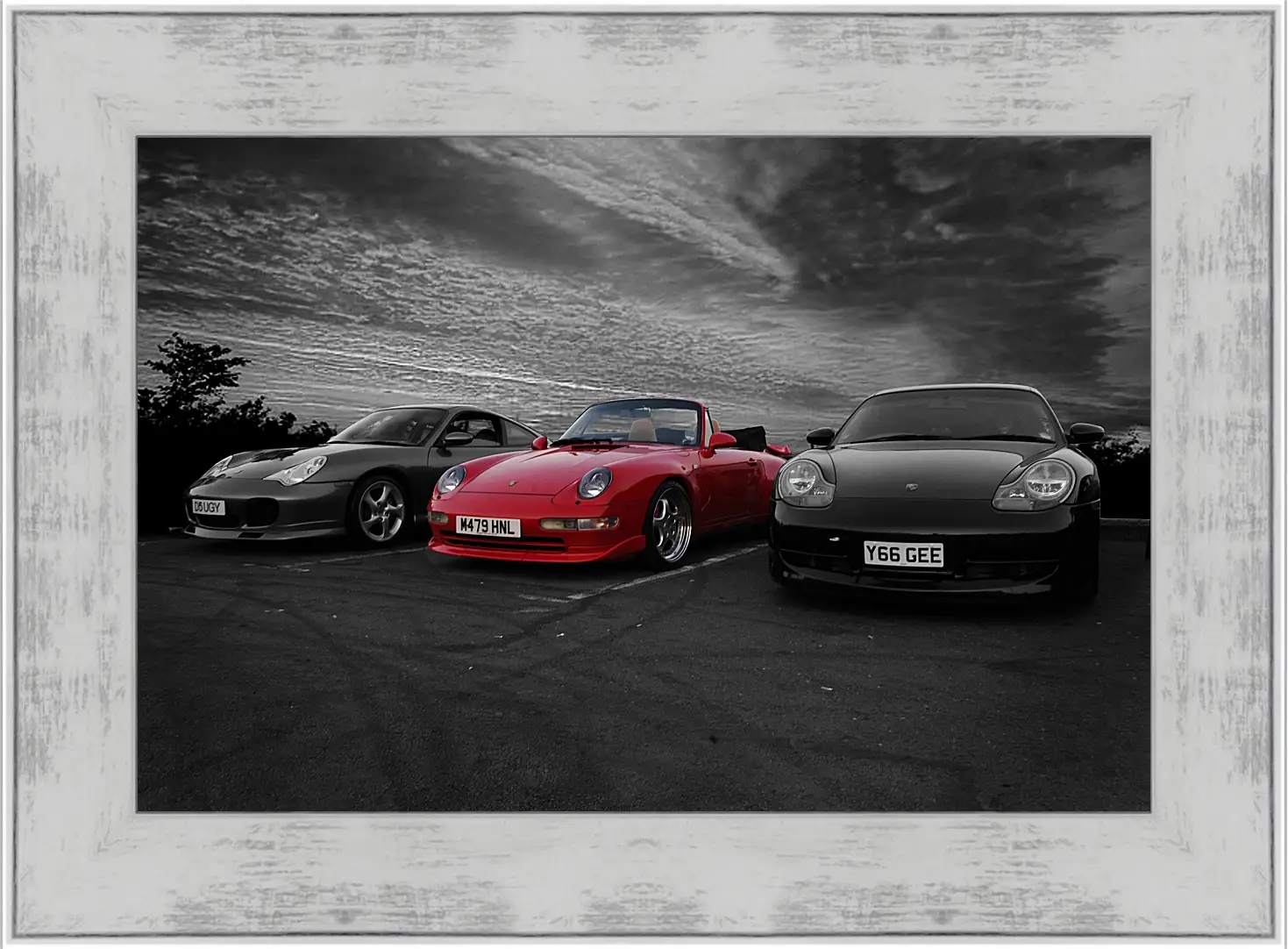 Картина в раме - Порше 911 (Porshe 911)