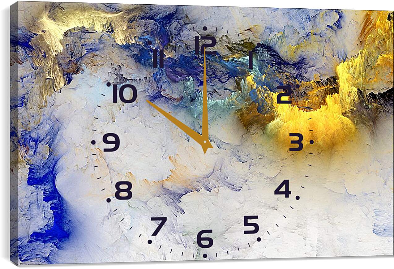 Часы картина - Арт абстракция