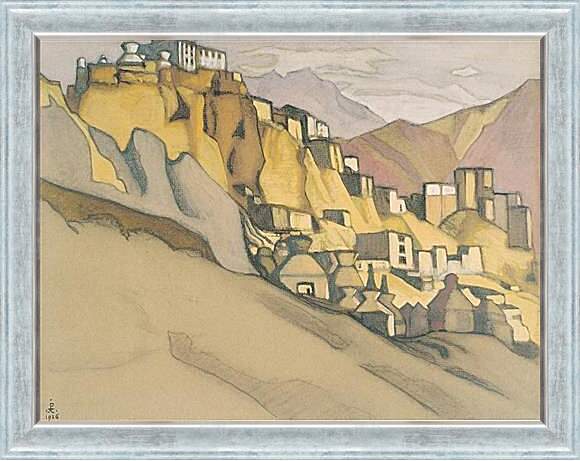 Картина в раме - Монастырь Ламаюру. Рерих Николай