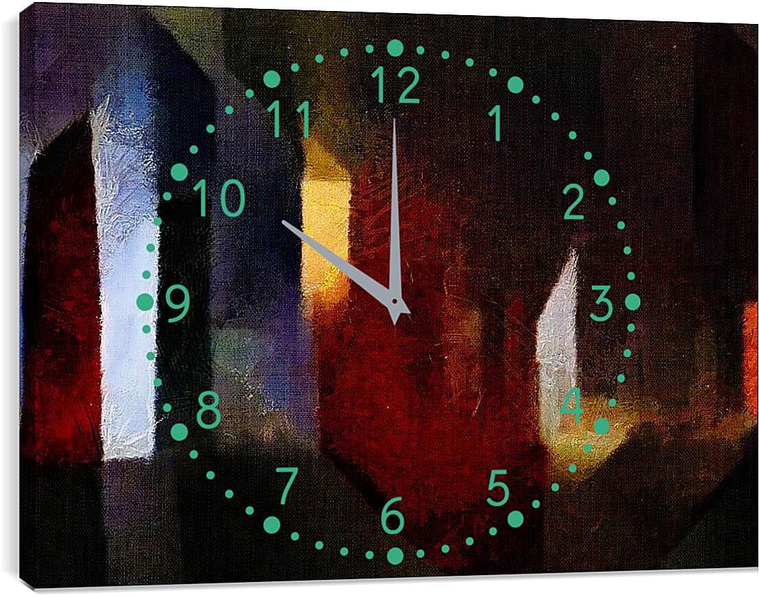 Часы картина - Лофт
