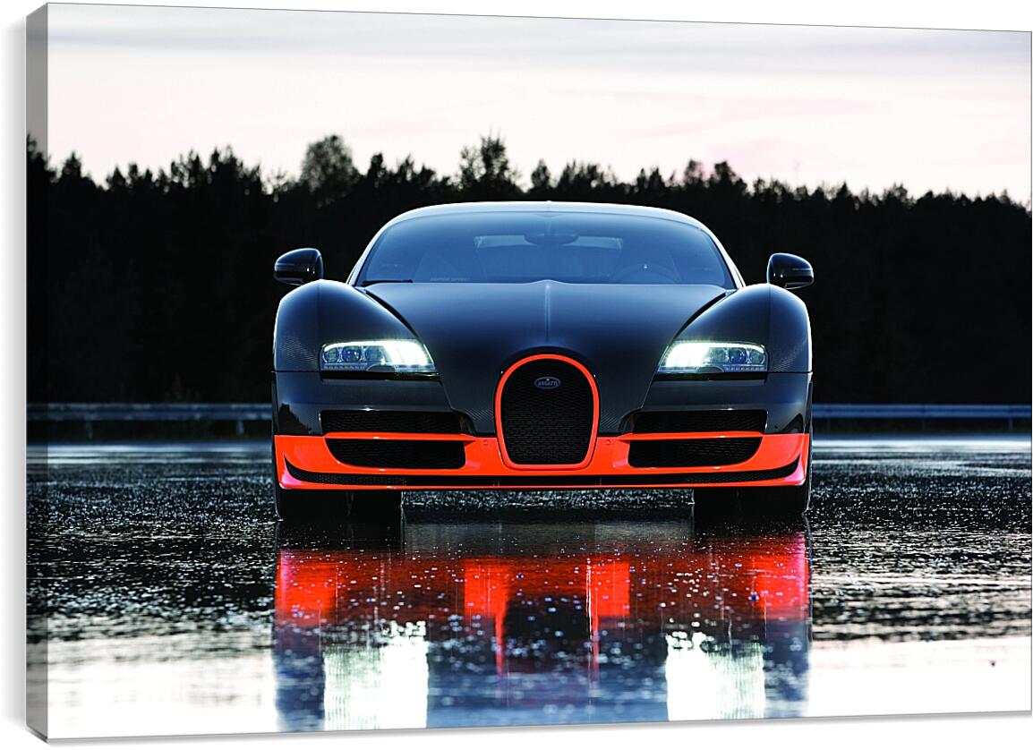 Постер и плакат - Бугатти Вейрон (Bugatti Veyron)