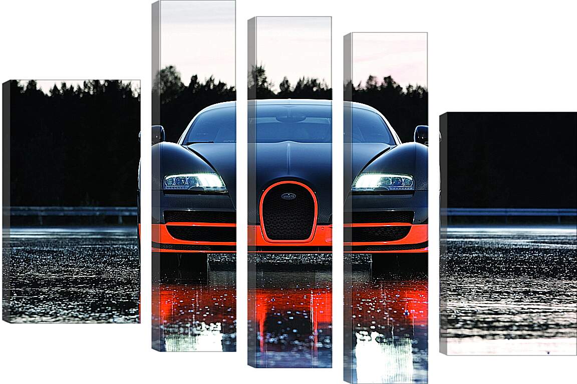 Модульная картина - Бугатти Вейрон (Bugatti Veyron)