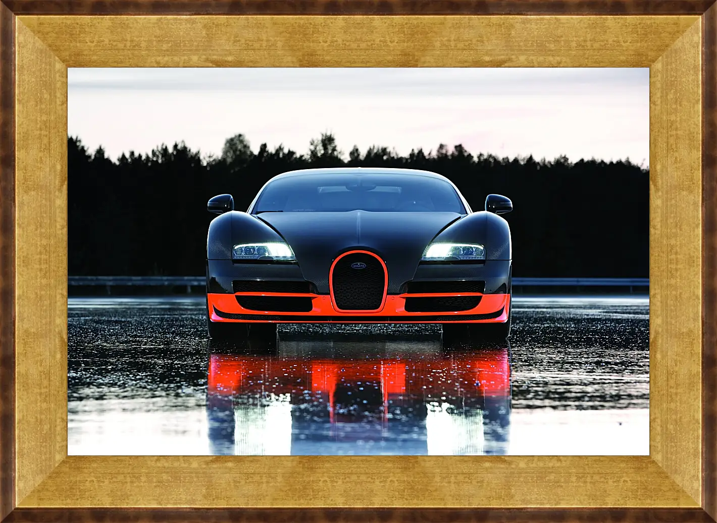 Картина в раме - Бугатти Вейрон (Bugatti Veyron)