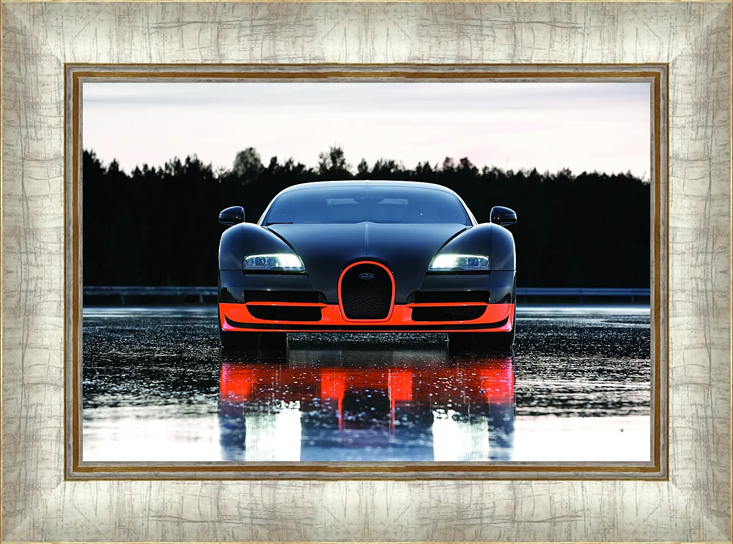 Картина в раме - Бугатти Вейрон (Bugatti Veyron)