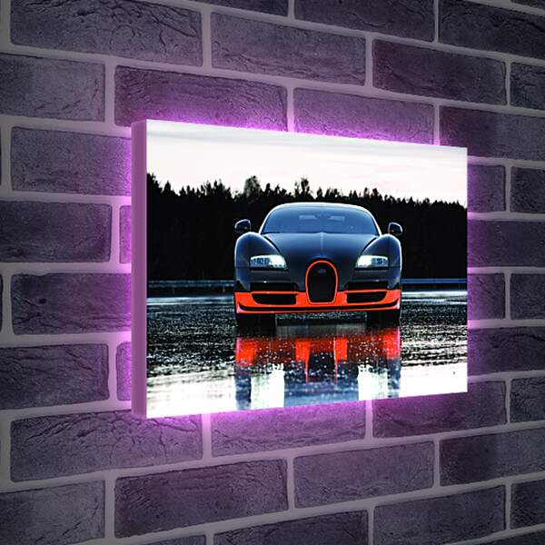 Лайтбокс световая панель - Бугатти Вейрон (Bugatti Veyron)