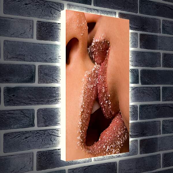 Лайтбокс световая панель - Сахарный поцелуй