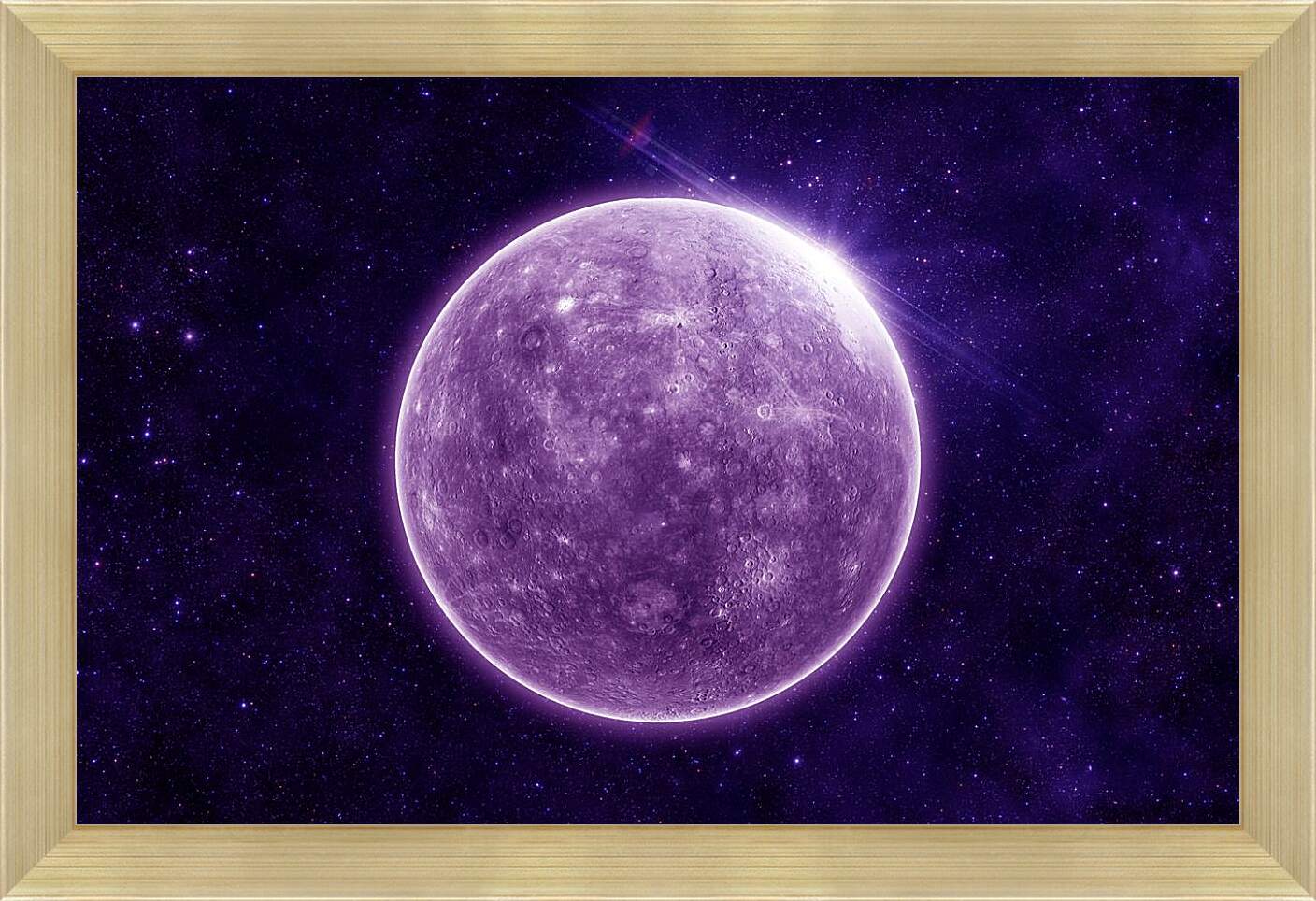 Картина в раме - Планета Меркурий