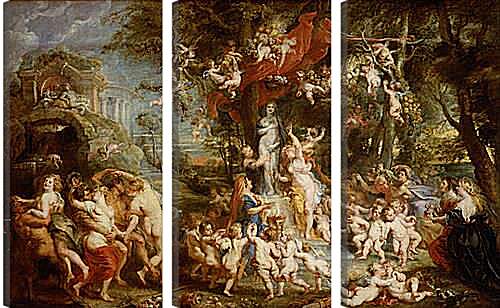 Модульная картина - The Feast of Venus. Питер Пауль Рубенс