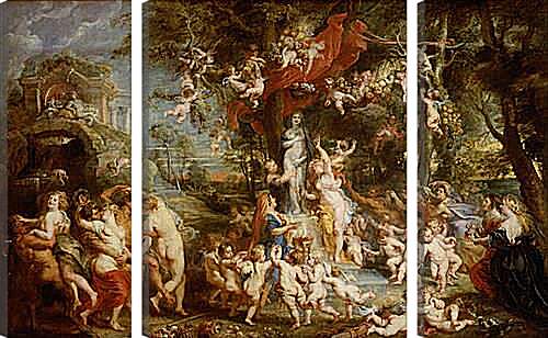 Модульная картина - The Feast of Venus. Питер Пауль Рубенс