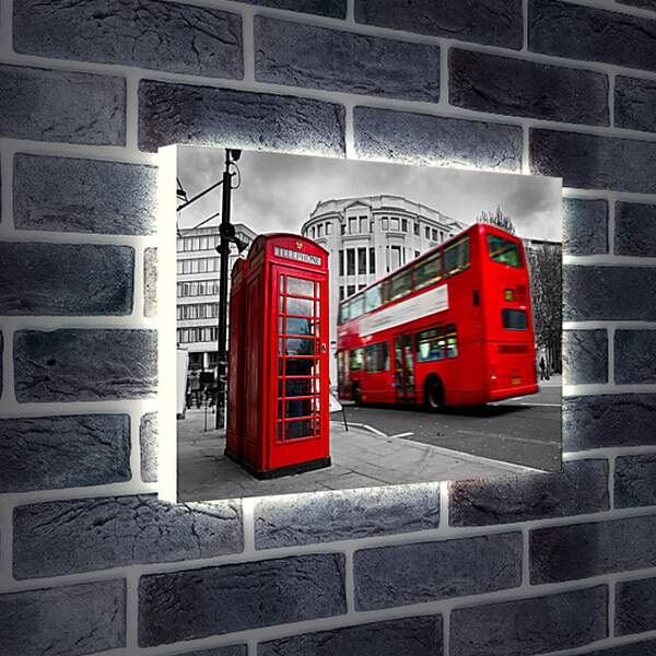 Лайтбокс световая панель - Лондонский автобус