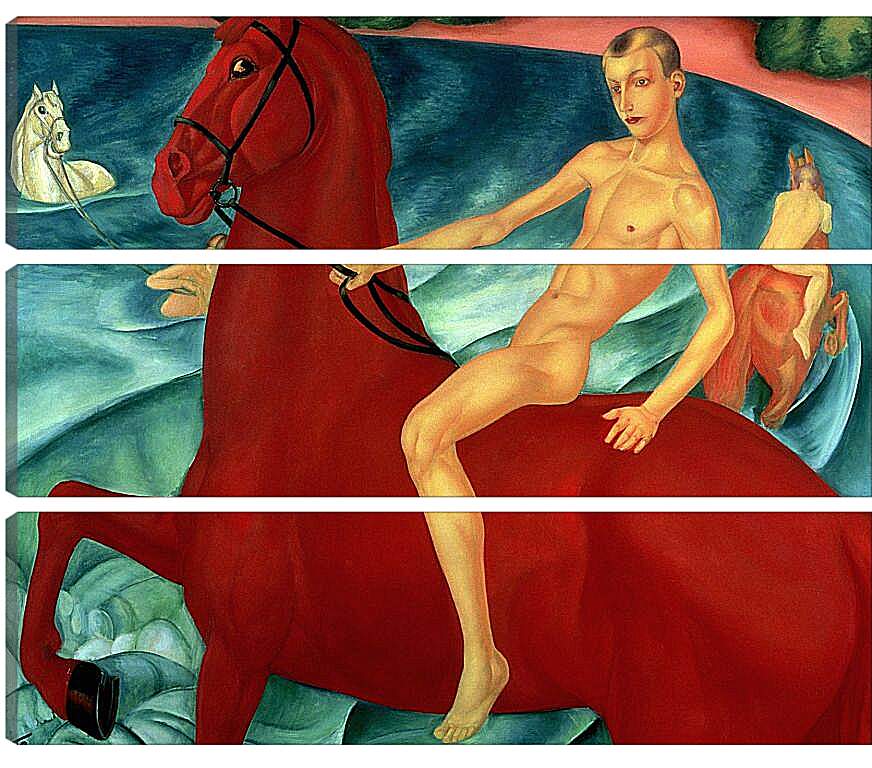 Модульная картина - Купание красного коня. Петров-Водкин
