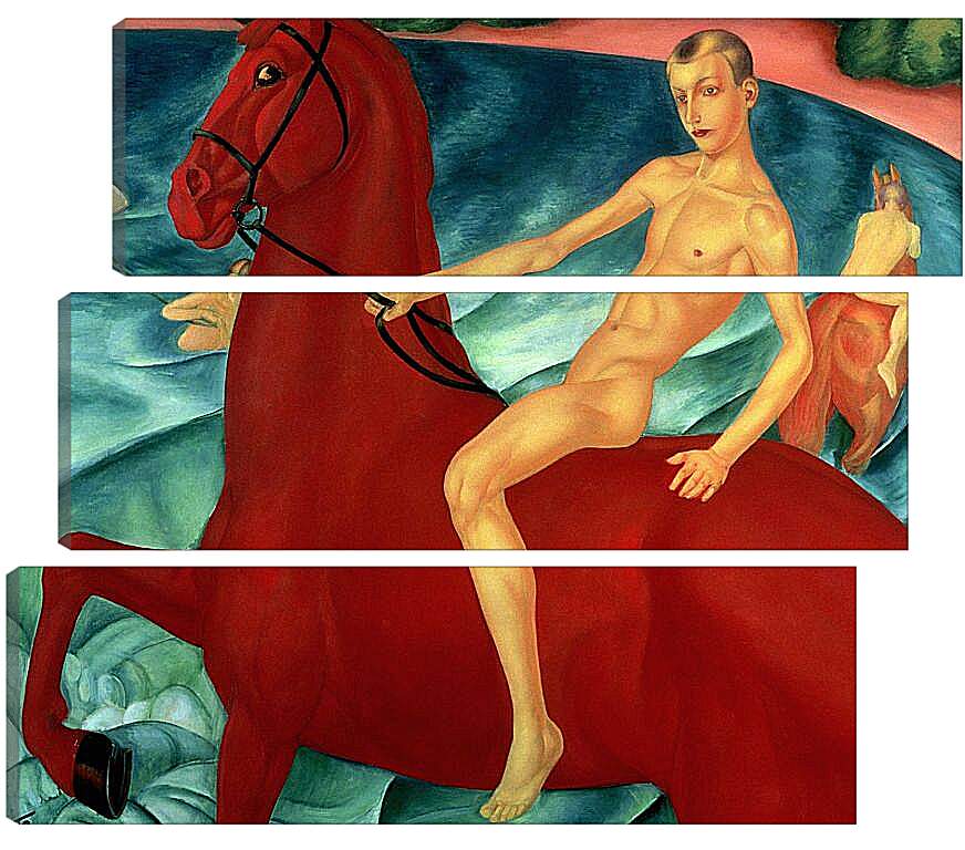 Модульная картина - Купание красного коня. Петров-Водкин
