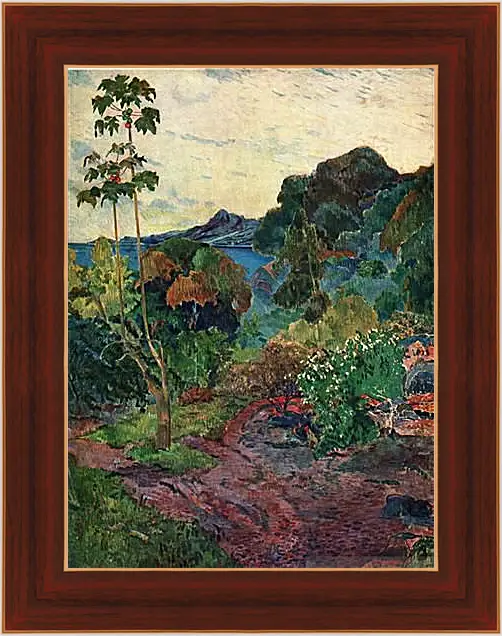 Картина в раме - Неизвестно. Поль Гоген