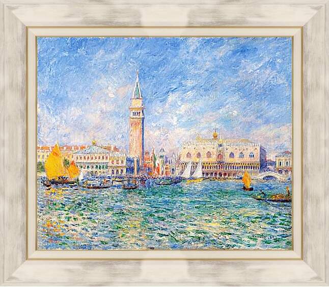 Картина в раме - The Doges Palace, Venice. Пьер Огюст Ренуар