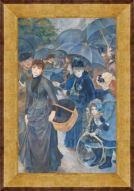 Картина в раме - The Umbrellas. Пьер Огюст Ренуар