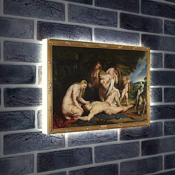 Лайтбокс световая панель - The Death of Adonis (with Venus, Cupid, and the Three Graces). Питер Пауль Рубенс