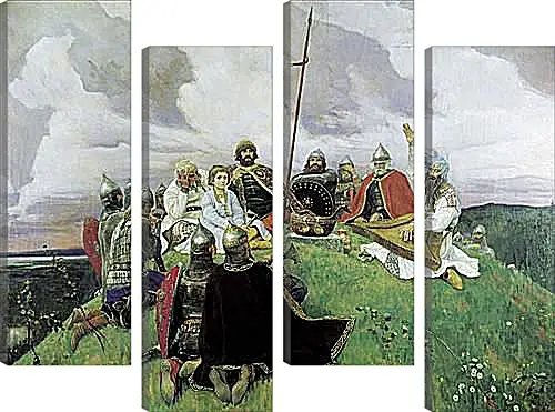 Модульная картина - Баян. Виктор Васнецов