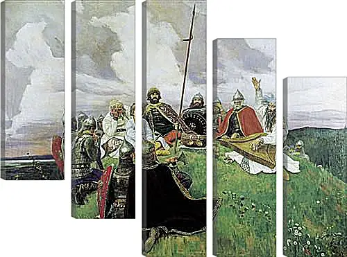 Модульная картина - Баян. Виктор Васнецов
