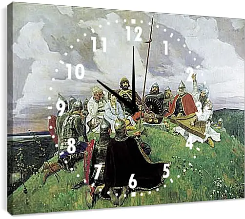 Часы картина - Баян. Виктор Васнецов