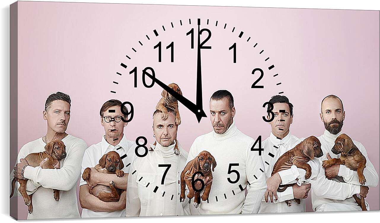 Часы картина - Рамштайн и друзья человека