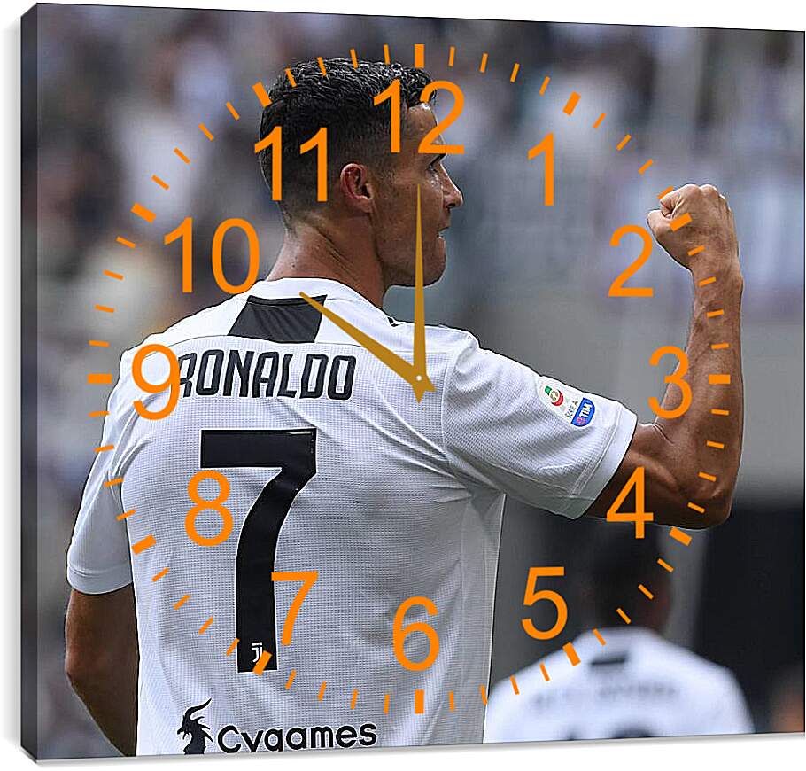 Часы картина - Криштиану Роналду в Ювентусе
