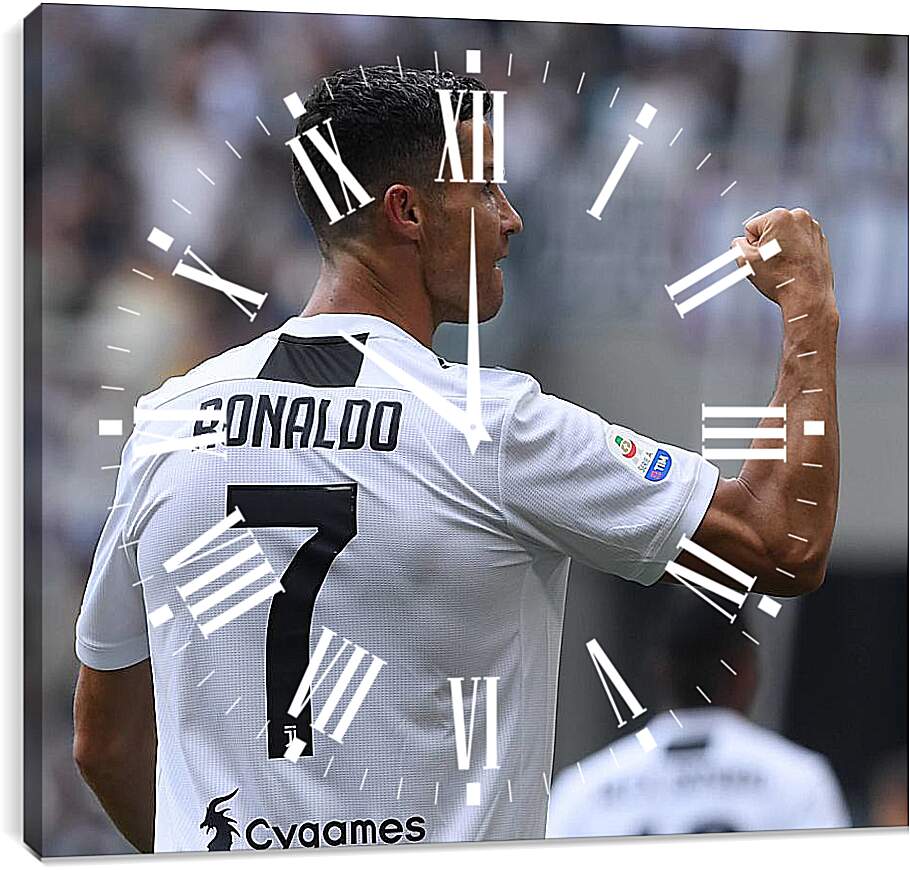 Часы картина - Криштиану Роналду в Ювентусе