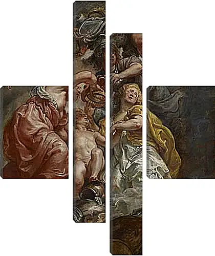 Модульная картина - The Union of England and Scotland (Charles I as Prince of Wales). Питер Пауль Рубенс