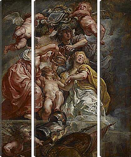 Модульная картина - The Union of England and Scotland (Charles I as Prince of Wales). Питер Пауль Рубенс