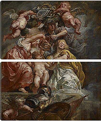 Модульная картина - The Union of England and Scotland (Charles I as Prince of Wales). Питер Пауль Рубенс