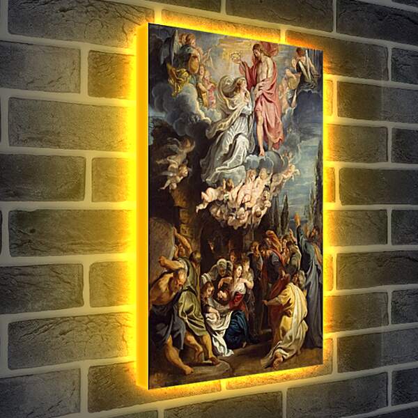 Лайтбокс световая панель - Coronation of the Virgin. Питер Пауль Рубенс