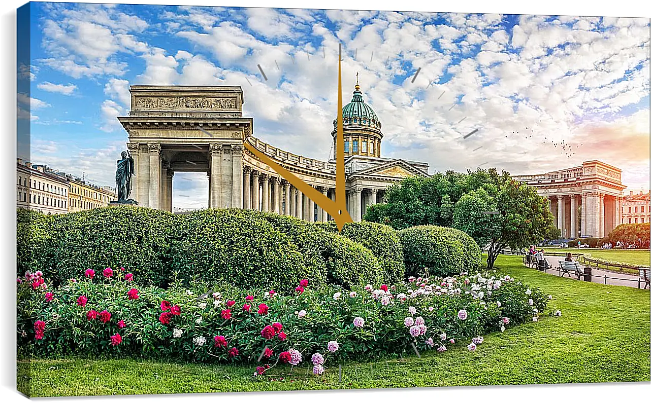 Часы картина - Санкт-Петербург