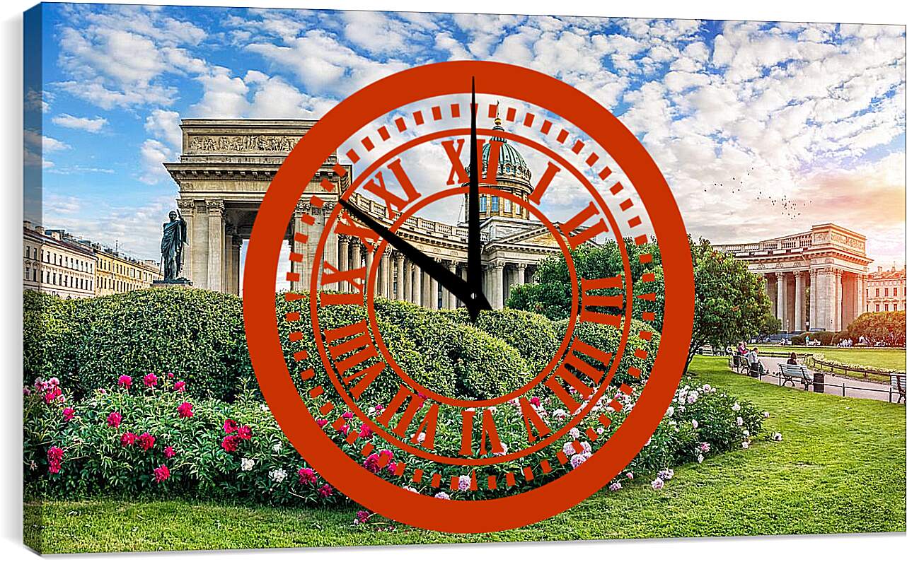 Часы картина - Санкт-Петербург