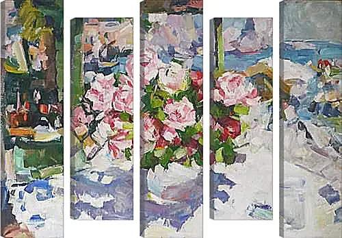 Модульная картина - ROSES. Коровин Константин