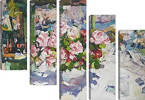 Модульная картина - ROSES. Коровин Константин