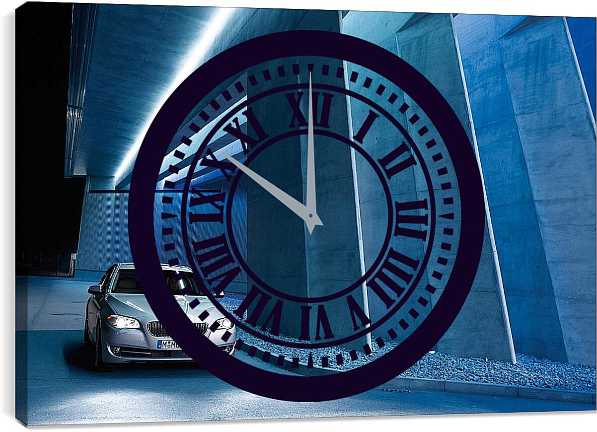 Часы картина - BMW 5 серия