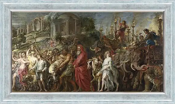 Картина в раме - A Roman Triumph. Питер Пауль Рубенс