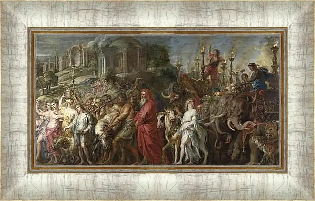 Картина в раме - A Roman Triumph. Питер Пауль Рубенс