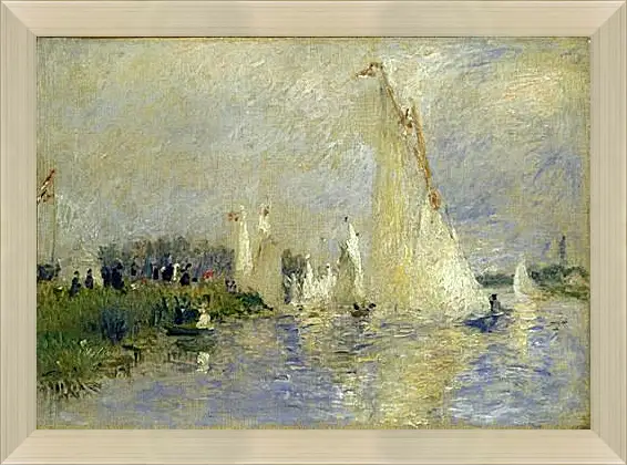 Картина в раме - Regatta at Argenteuil. Пьер Огюст Ренуар