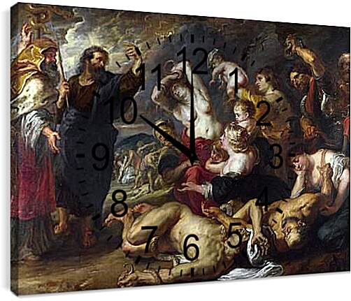 Часы картина - brezen serpent. Питер Пауль Рубенс
