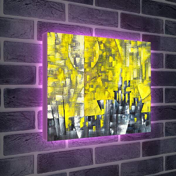 Лайтбокс световая панель - Ночной город