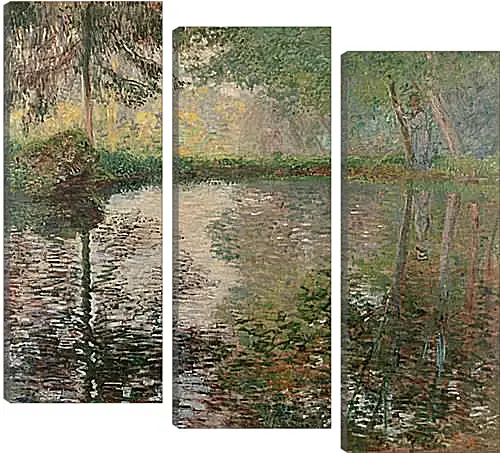 Модульная картина - Pond at Montgeron. Клод Моне