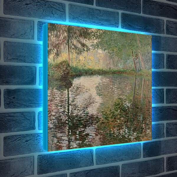 Лайтбокс световая панель - Pond at Montgeron. Клод Моне