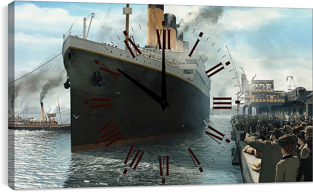 Часы картина - Титаник
