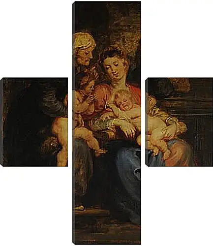 Модульная картина - The Holy Family with St. Питер Пауль Рубенс