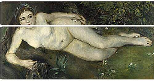 Модульная картина - A Nymph by a Stream. Пьер Огюст Ренуар
