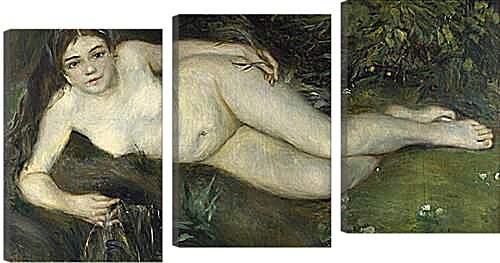 Модульная картина - A Nymph by a Stream. Пьер Огюст Ренуар