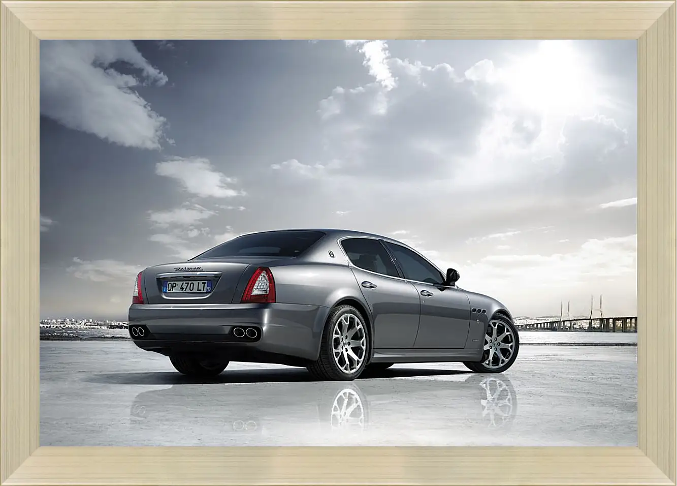 Картина в раме - Maserati Quattroporte