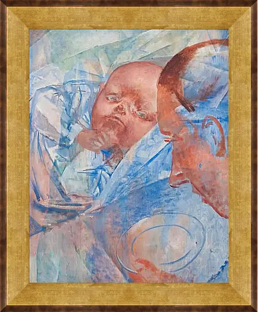 Картина в раме - Mother and child. Петров-Водкин