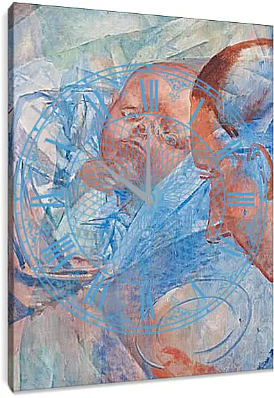 Часы картина - Mother and child. Петров-Водкин