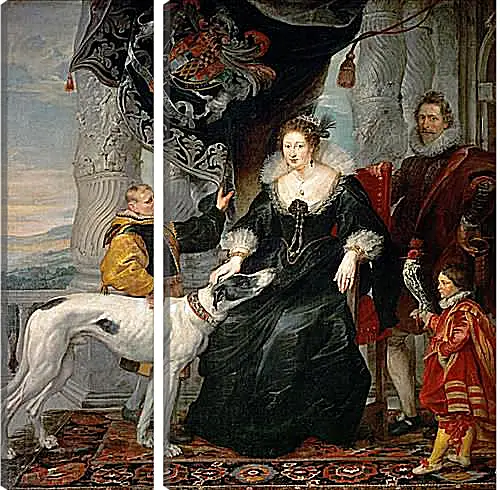 Модульная картина - Portrait of Lady Arundel with Her Train. Питер Пауль Рубенс